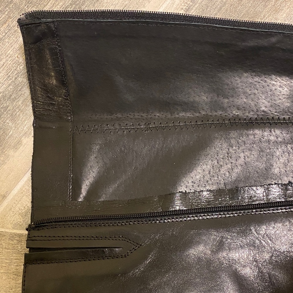 Minelli Knee-High Leather Boots Black Women’s size 9.5 - Picture 10 of 10